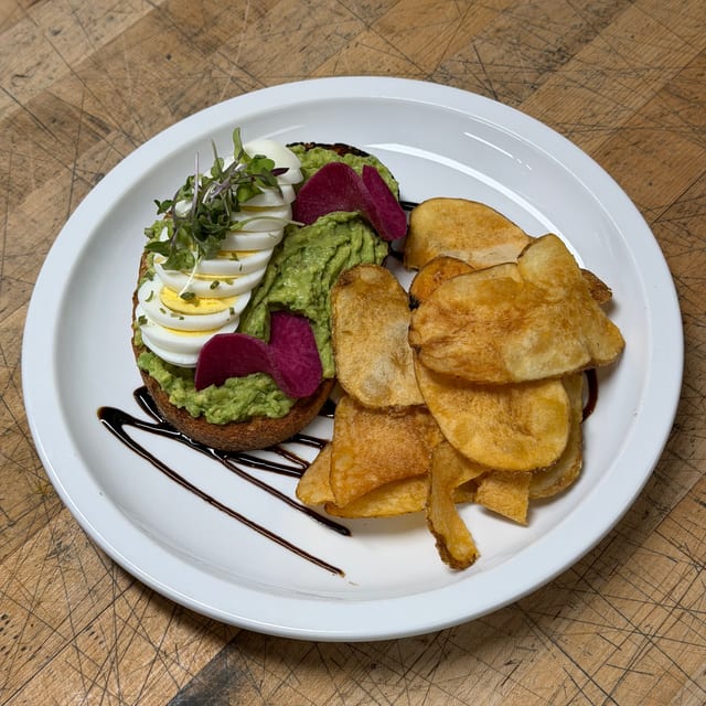 Avocado Feta Toast.