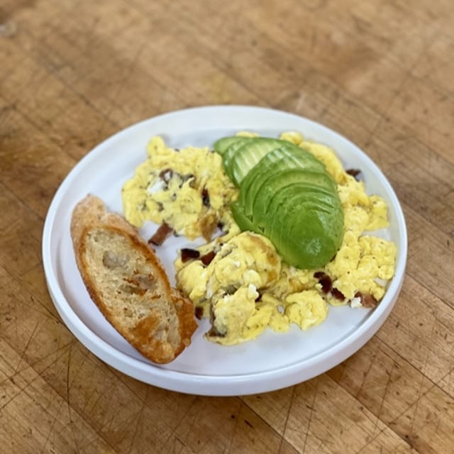 Bacon Scramble.