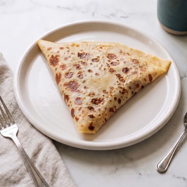 Ham, Italian Mozzarella & Egg Crepe.
