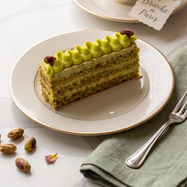Russe Pistachio Cake.
