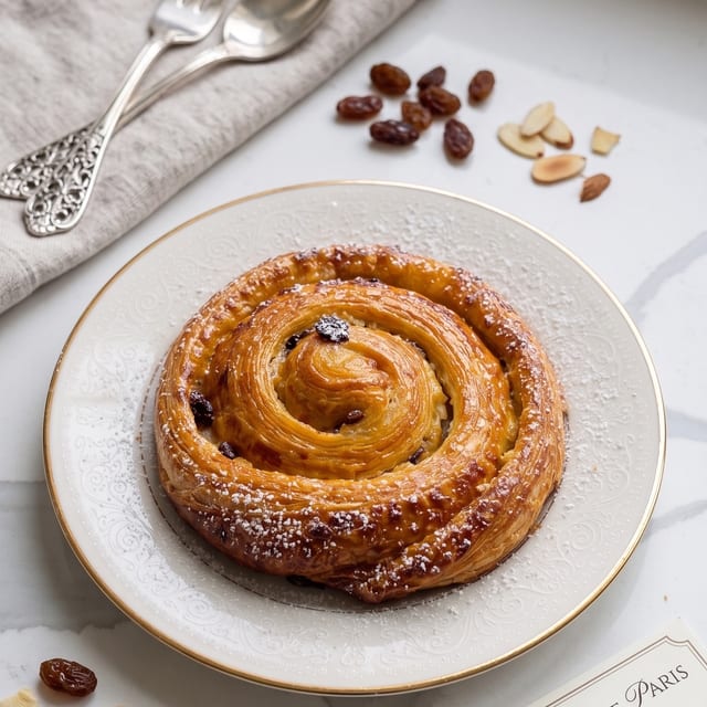 Pain Au Raisin.
