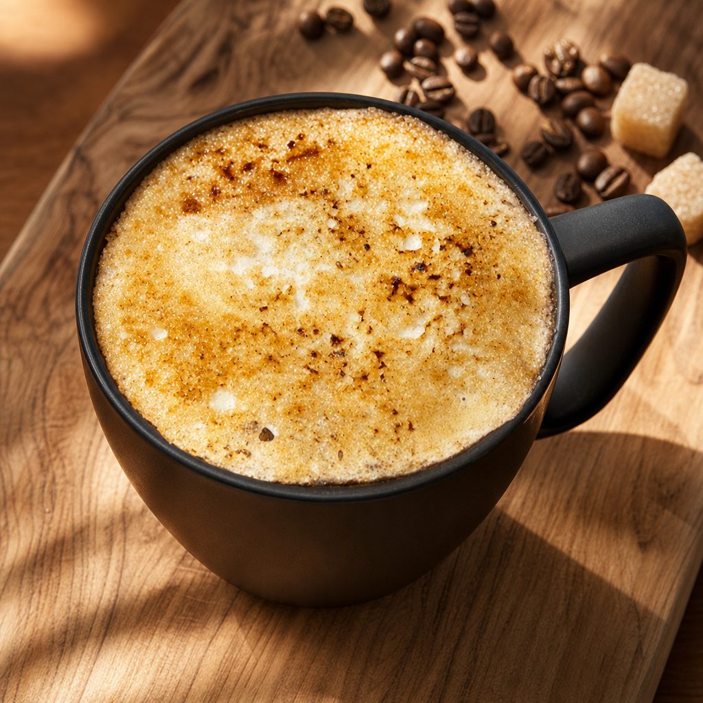 Creme brûlée Latte 16oz.