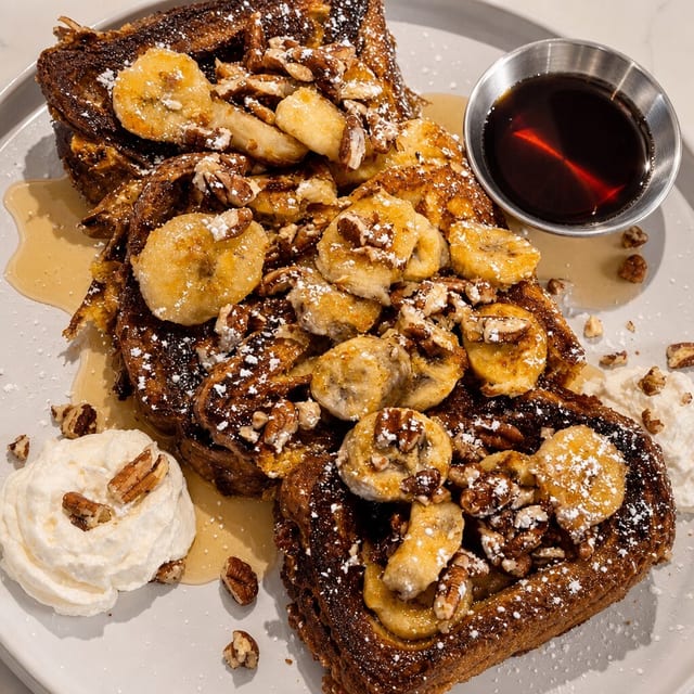 Caramelized Banana French Toast.