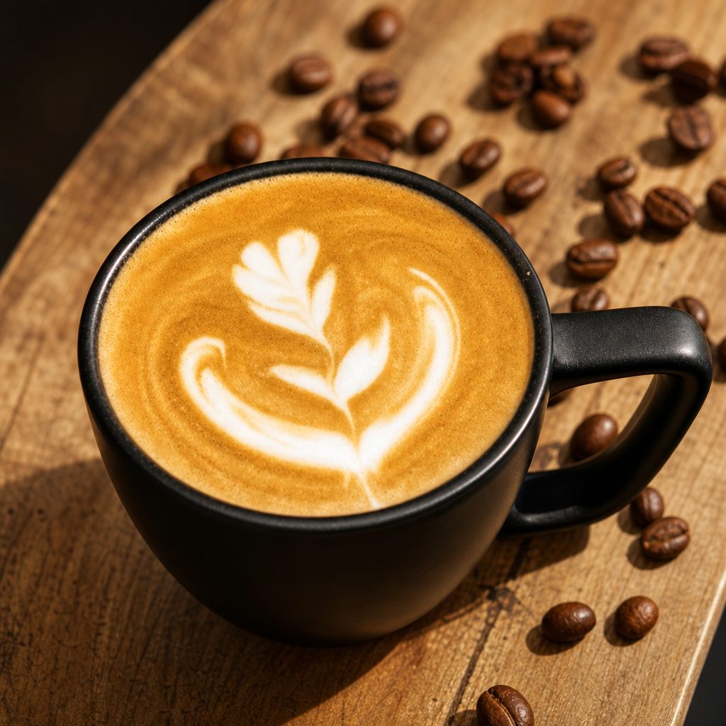 Housemade Caramel Latte 10oz.