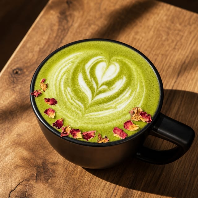 White Chocolate Matcha Latte 16oz.