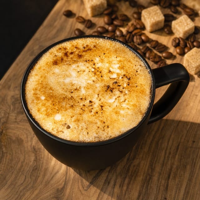 Creme brûlée Latte 10oz.