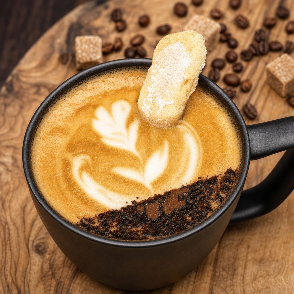 Tiramisu Latte 10oz.