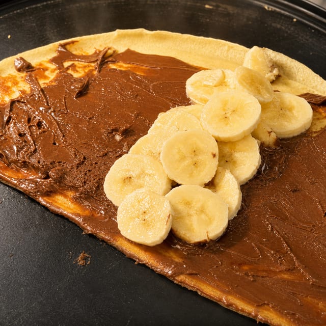Nutella Banana Crepe.
