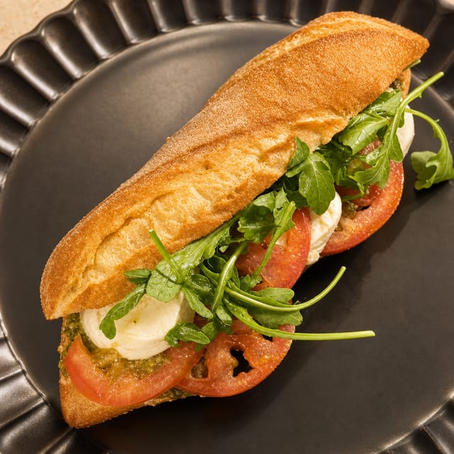 Mozzarella sandwich.
