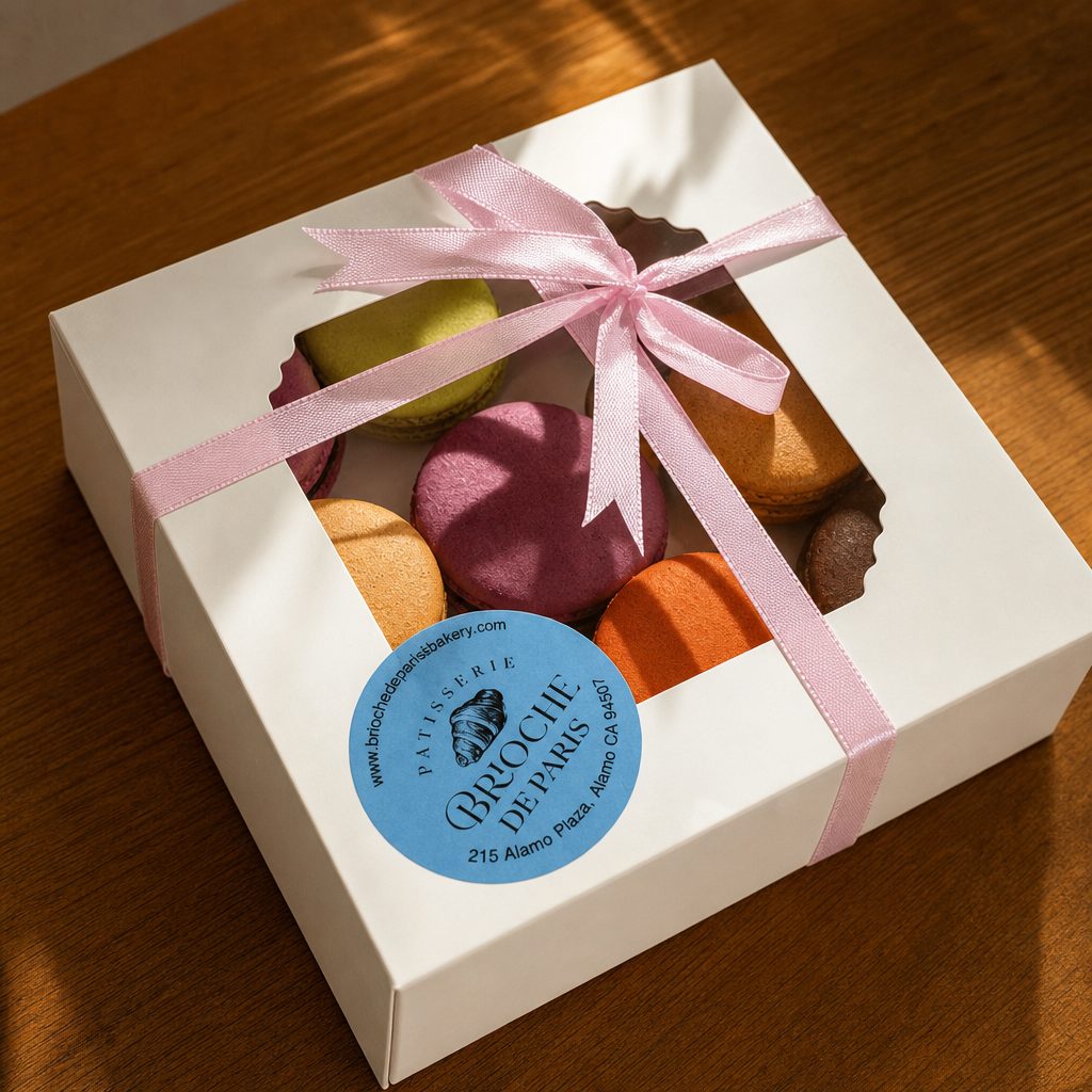 Mini Macarons 9 pack.