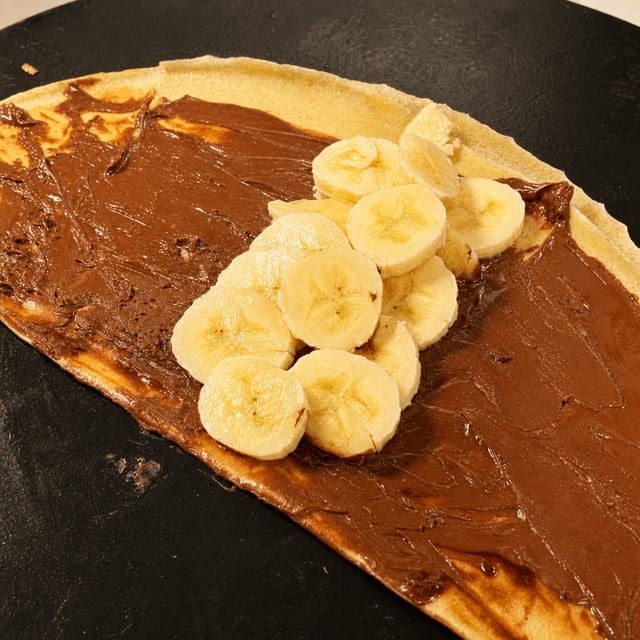 Nutella Banana Crepe.