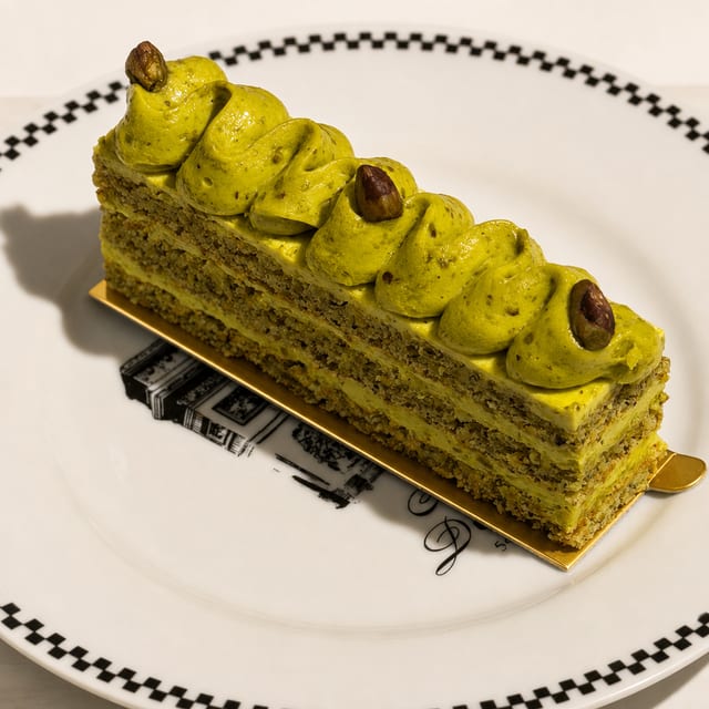 Russe Pistachio Cake.