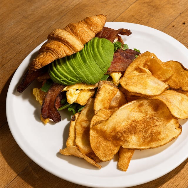 Bacon Breakfast Croissant.
