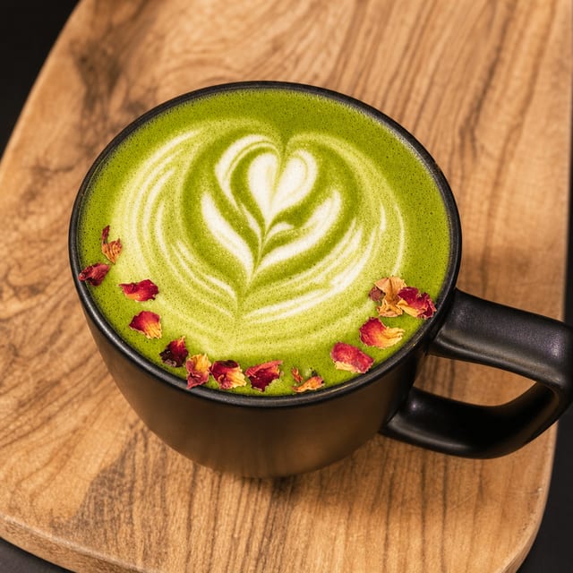White Chocolate Matcha Latte.