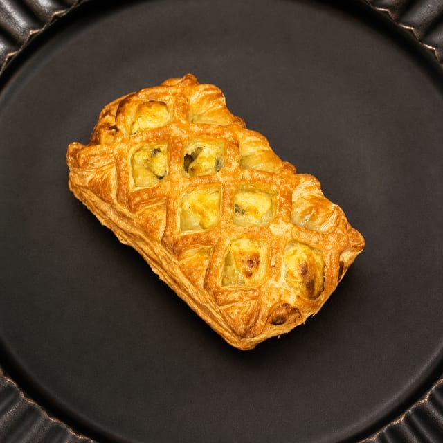 Leek and Parmesan Croissant.