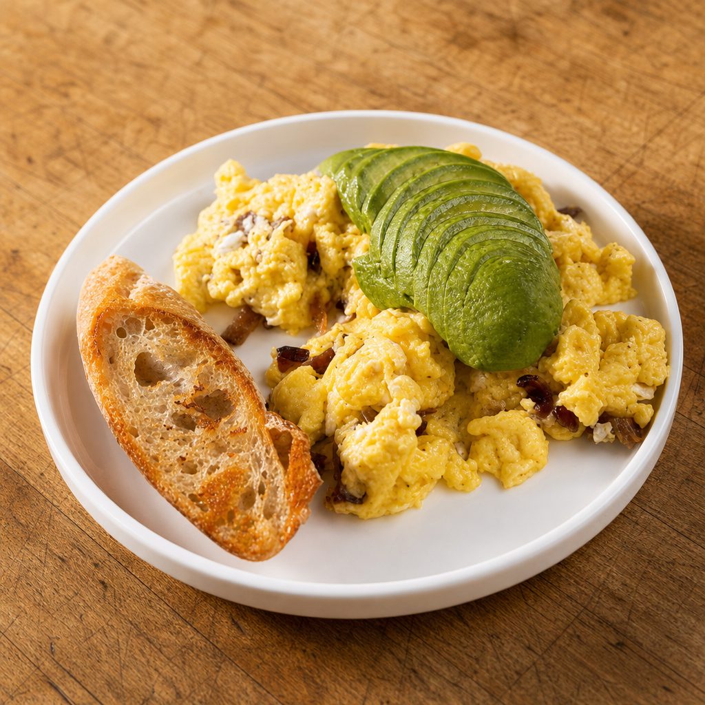 Bacon Scramble.