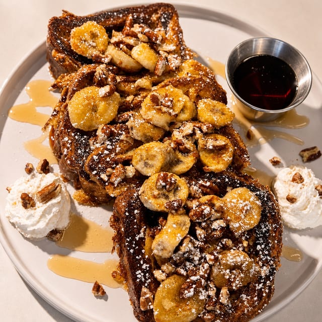Caramelized Banana French Toast.