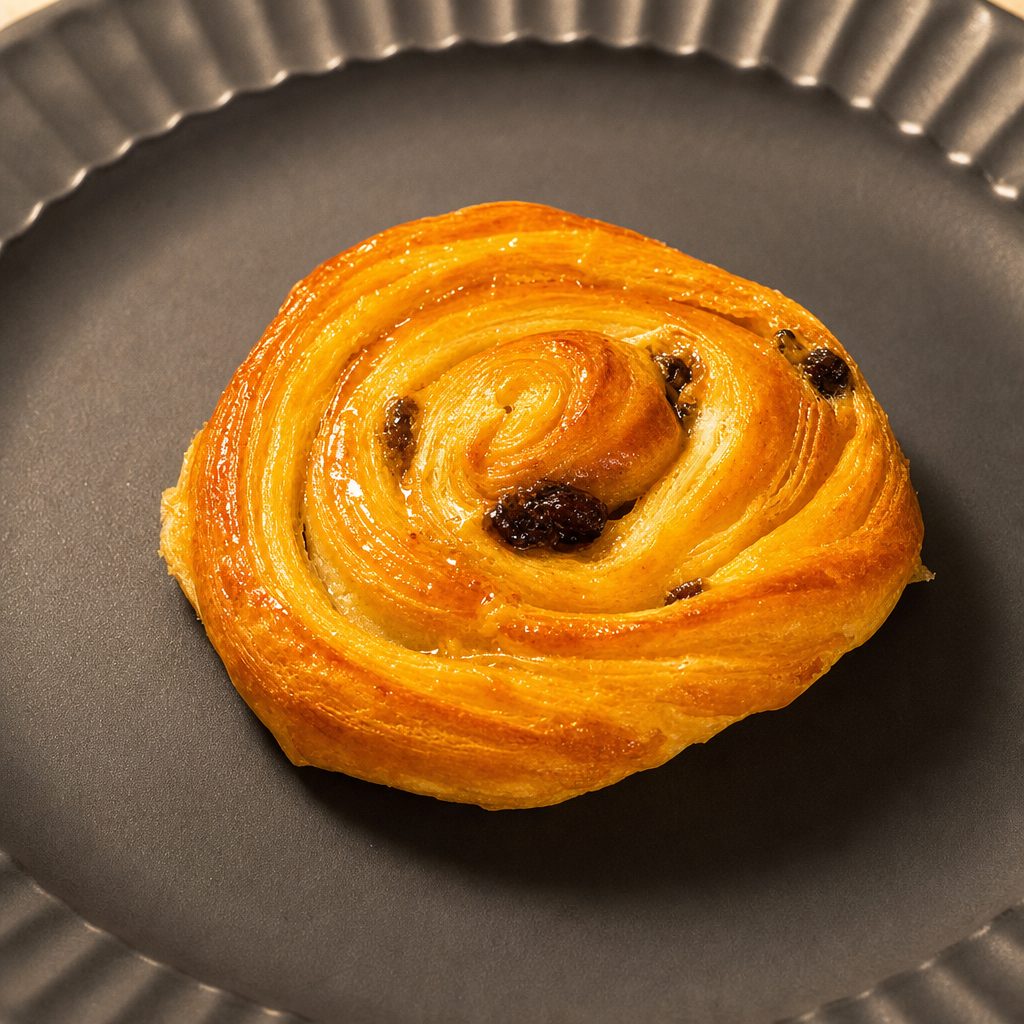 Pain Au Raisin.