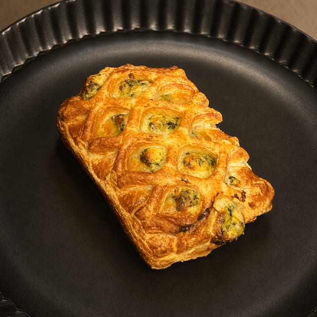 Spinach and Feta Croissant.