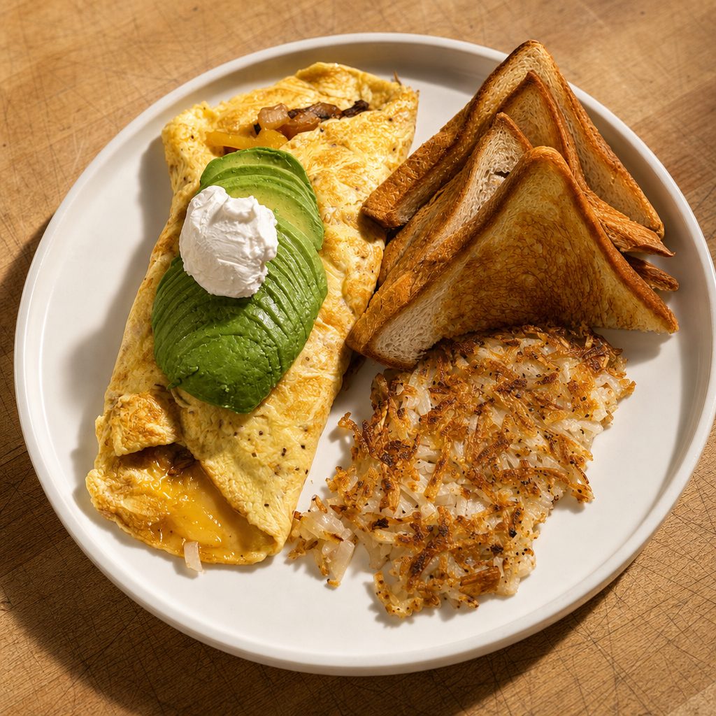 Veggie Omelet.