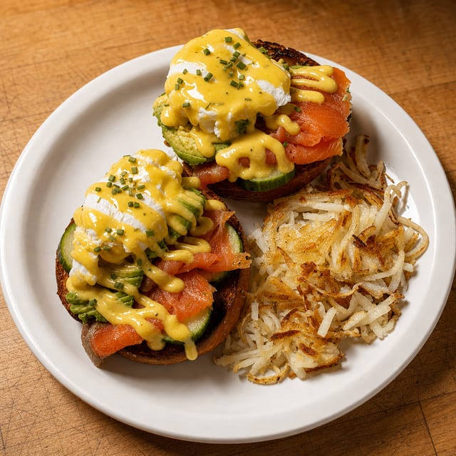 Salmon Benedict.